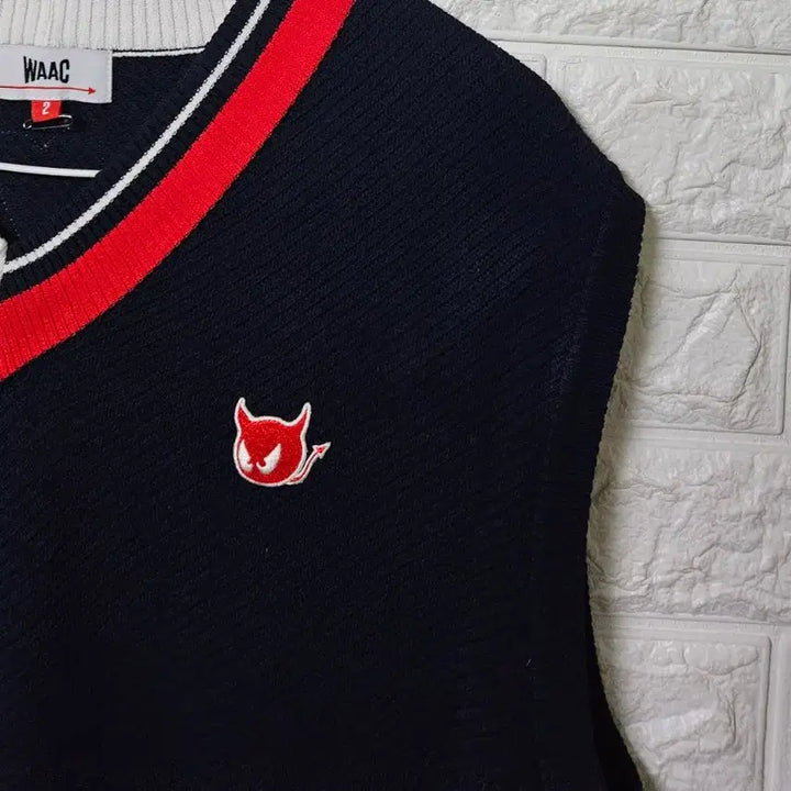 [BUNJANG] WAAC Mini Waki Knit Vest / WAAC 골프 미니와키 니트조끼 판매합니다