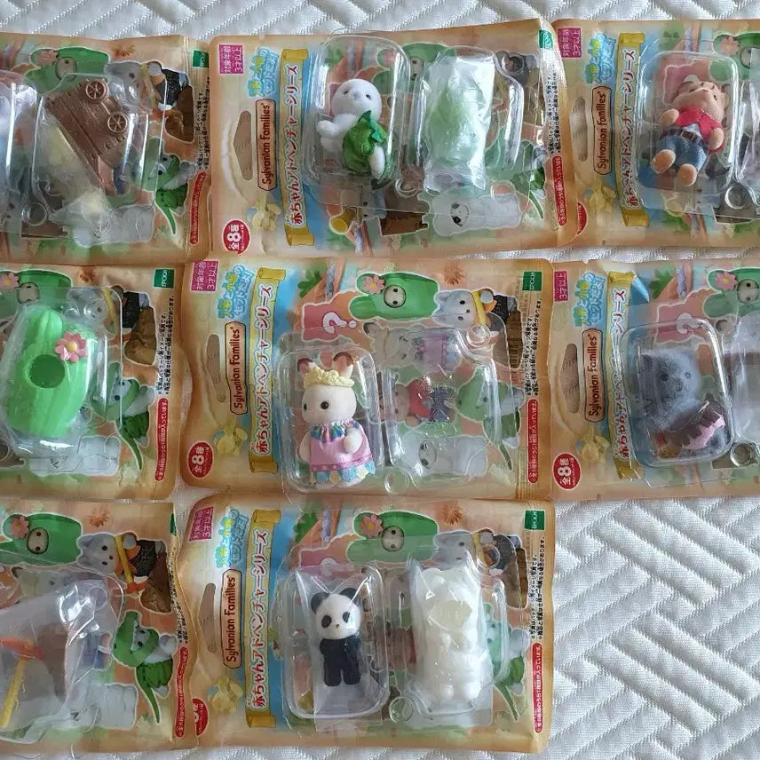 [BUNJANG] Sylvanian Adventure Blind Bag Series Full Set / 8종확정)실바니안 어드밴처 블라인드백 호랑이 미라 선인장등