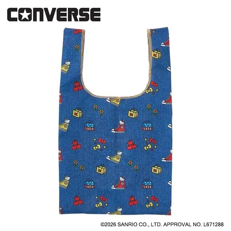 [BUNJANG] Plaza Limited Hello Kitty Converse Collaboration Eco Bag / PLAZA 한정 키티 컨버스 콜라보 에코백
