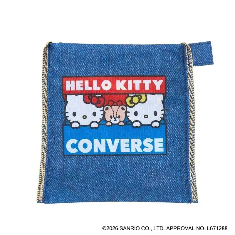 [BUNJANG] Plaza Limited Hello Kitty Converse Collaboration Eco Bag / PLAZA 한정 키티 컨버스 콜라보 에코백