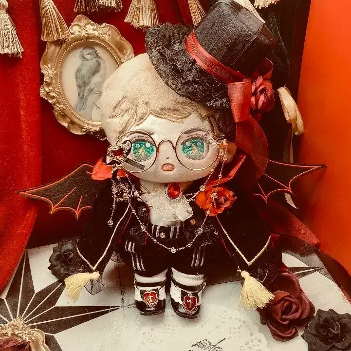[BUNJANG] 20cm Doll Clothes Vampire Outfit Unworn / 인형옷 20cm 20깅 뱀파이어 옷장 미착용
