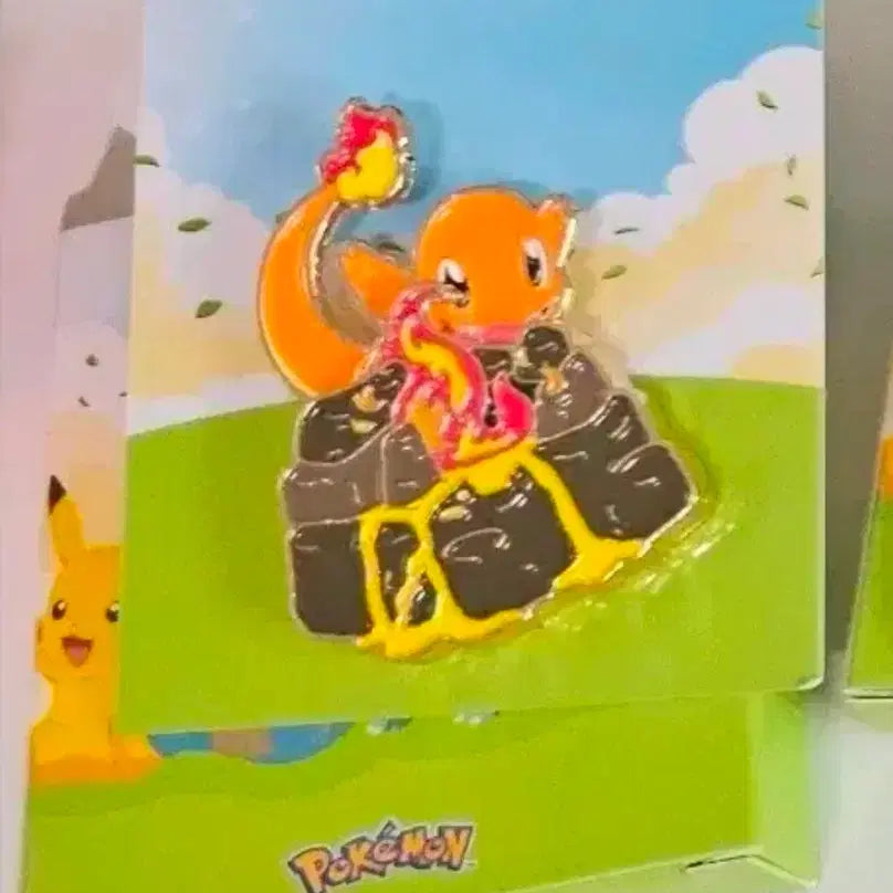 [BUNJANG] Pokemon Isak Toast Charmander Badge / 포켓몬스터 포켓몬 이삭토스트 파이리 뱃지