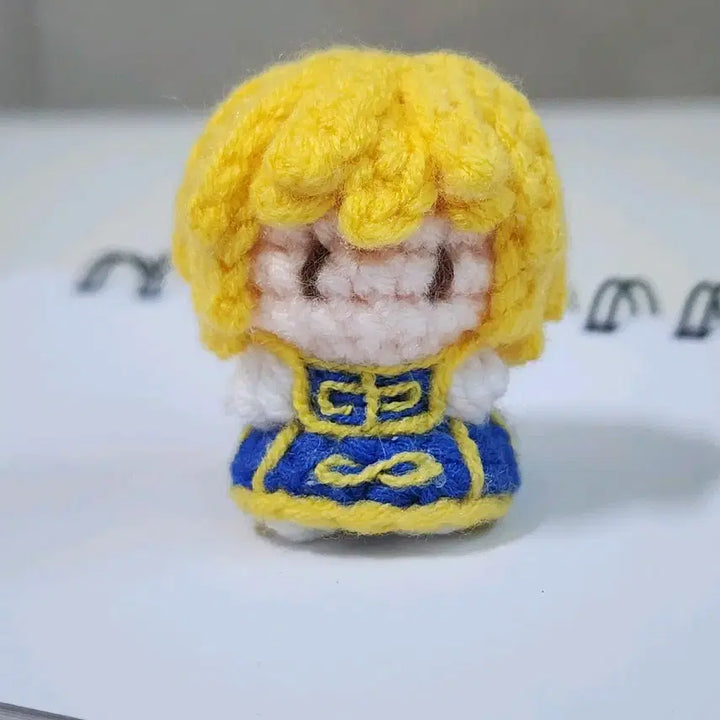 [BUNJANG] Hunter x Hunter Knitted Plush Keychain / 헌터헌터 뜨개키링 뜨개인형