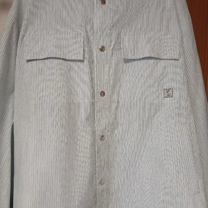 [SOLD OUT] 우영미 스트라이프 후드 셔츠 그린 - 25SS 팝니다