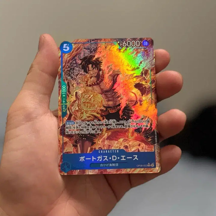 [BUNJANG] One Piece Card Ace R Rare Parallel / 원피스카드 에이스 R 레어 페러렐