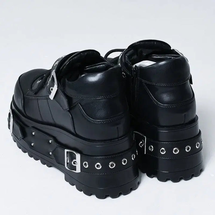 [BUNJANG] REFLEM Platform Chunky Sole Sneakers / REFLEM 레플렘 플랫폼 통굽 운동화