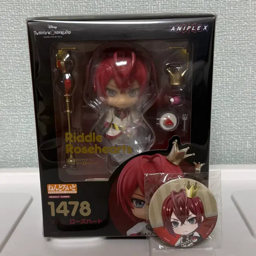 [BUNJANG] Twisted Wonderland Roseheart Nendoroid (Includes POB) - Sealed / 미개봉 트위스티드 원더랜드 로즈하트 넨도로이드(특전포함)