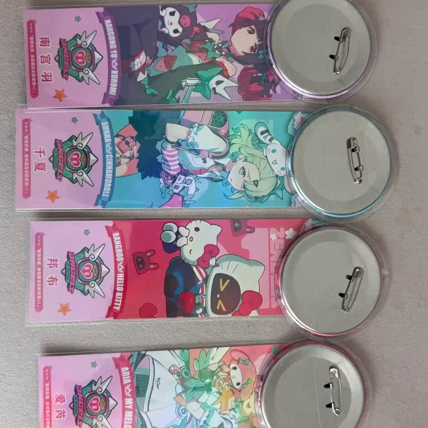 [BUNJANG] Zdzen aod Sanrio Collaboration Angeldy Badge Photocard / 젠존제 aod 엔젤디 산리오 콜라보 뺏지 포카