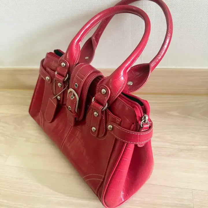 [BUNJANG] Red Handbag Tote Bag / 레드 핸드백 토트백