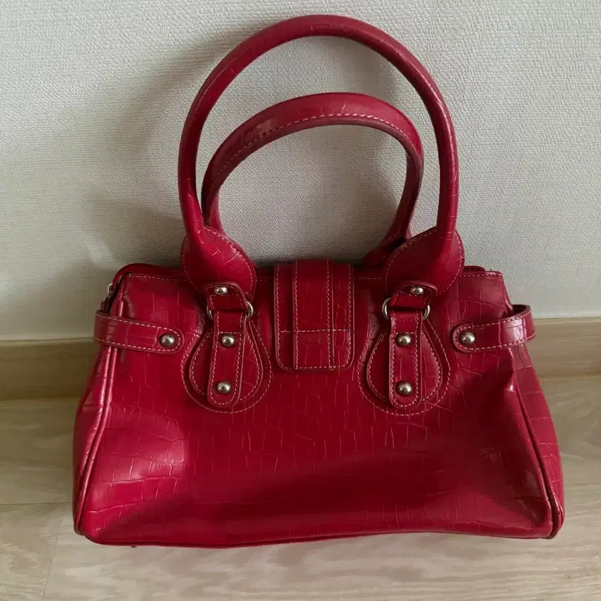 [BUNJANG] Red Handbag Tote Bag / 레드 핸드백 토트백