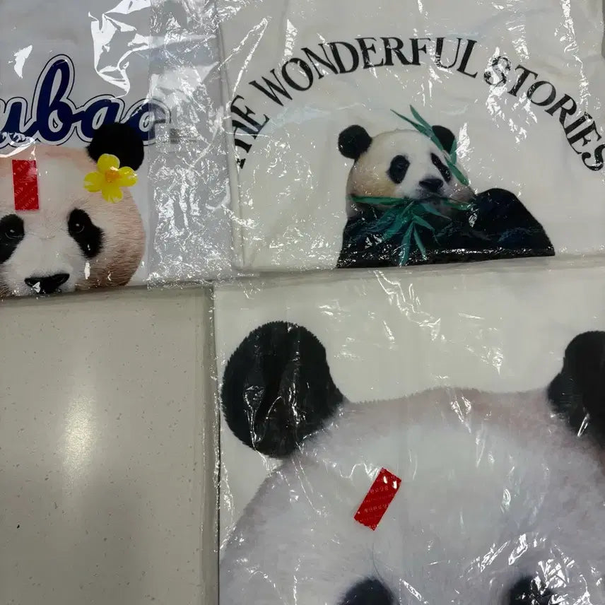 [BUNJANG] Fu Bao T-Shirt Bundle Set S Size / 푸바오 티셔츠 일괄판매