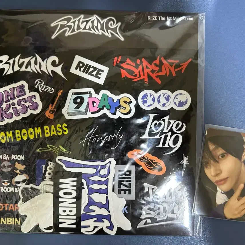 [BUNJANG] RIIZE Wonbin Removable Laptop Deco Sticker / 라이즈 원빈 리무버블 랩탑 데코 스티커