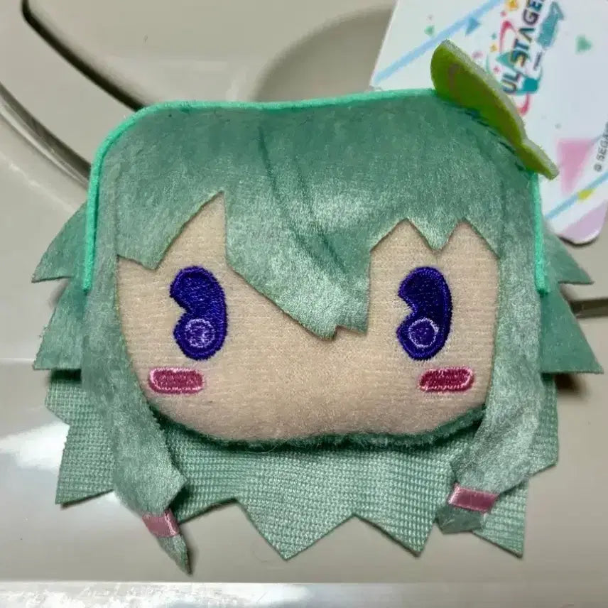 [BUNJANG] Kusanagi Nene Tofu Plush Doll Badge / 프세카 쿠사나기 네네 두부 인형 누이 뱃지