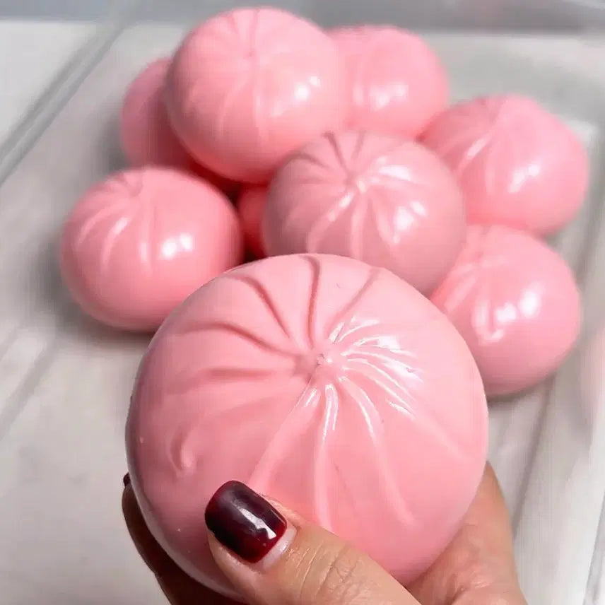 [SOLD OUT] 핑크 왕찐빵 슬랑이 크런치 말랑이 (새상품)