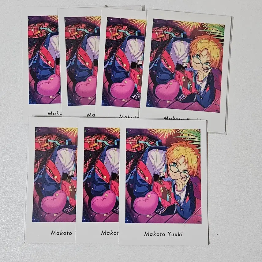 [BUNJANG] Ensemble Stars Makoto Shinkai 4th Edition Chibi Pasa Set / 앙스타 마코토 파샷츠 4탄 치비 파샤 7장