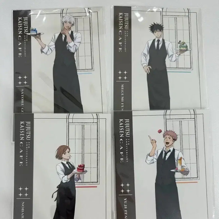 [BUNJANG] Jujutsu Kaisen SuiPala Fukuoka Pop-up Limited Edition Postcard Set - Satoru Gojo, Megumi Fushiguro, Yuji Itadori / 주술회전 스이파라 후쿠오카 팝업 특전 엽서 고죠 사토루 메구미 유지