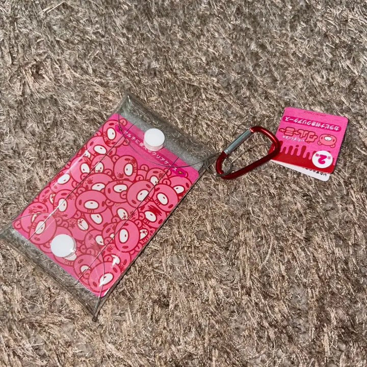 [BUNJANG] Gloomy Bear Carabiner Clear Case / 글루미베어 카라비너 달린 클리어케이스 미사용