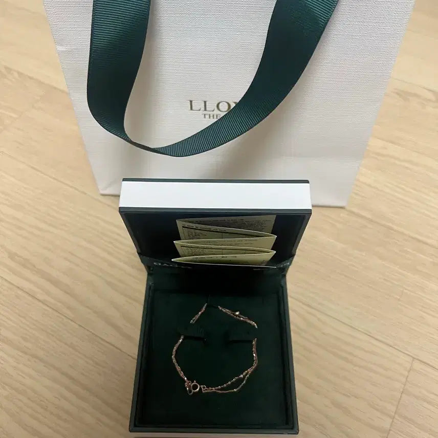 [BUNJANG] LLOYD Daily Ballpoint 2-Line 14K Gold Bracelet New / 로이드 데일리 볼포인트 2줄 14K 골드 팔찌 새상품