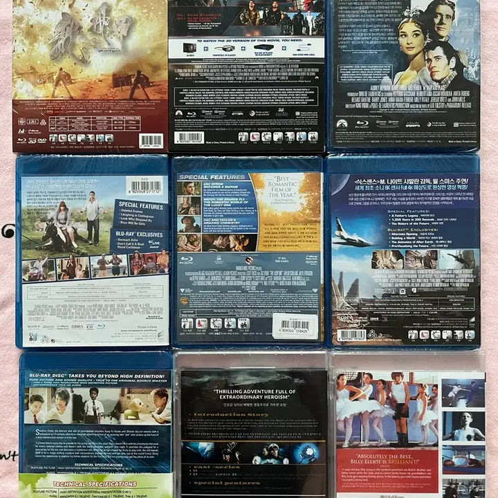 [BUNJANG] Collection of 9 Unopened Blu-ray Movies / 블루레이 영화 9편 일괄판매 (새상품)