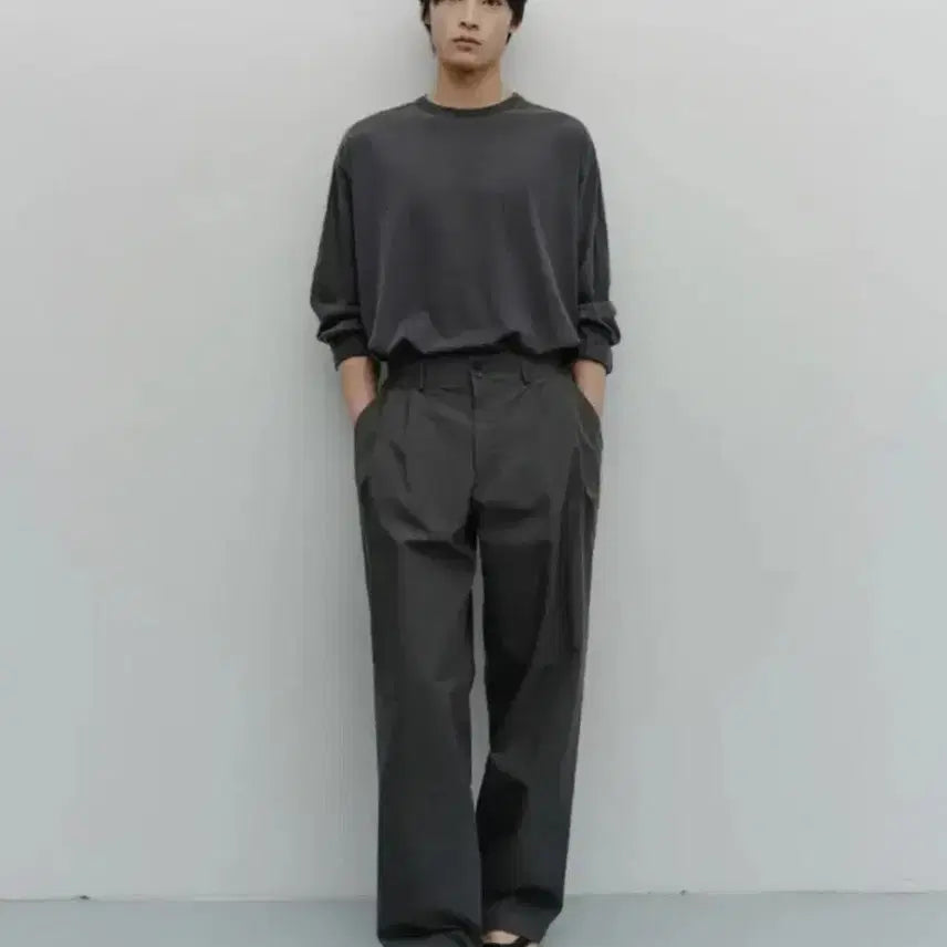 [BUNJANG] Another Office Santiago Officer Pants Taupe Grey / 3) 어나더오피스 산티아고오피서팬츠 타우퍼그레이