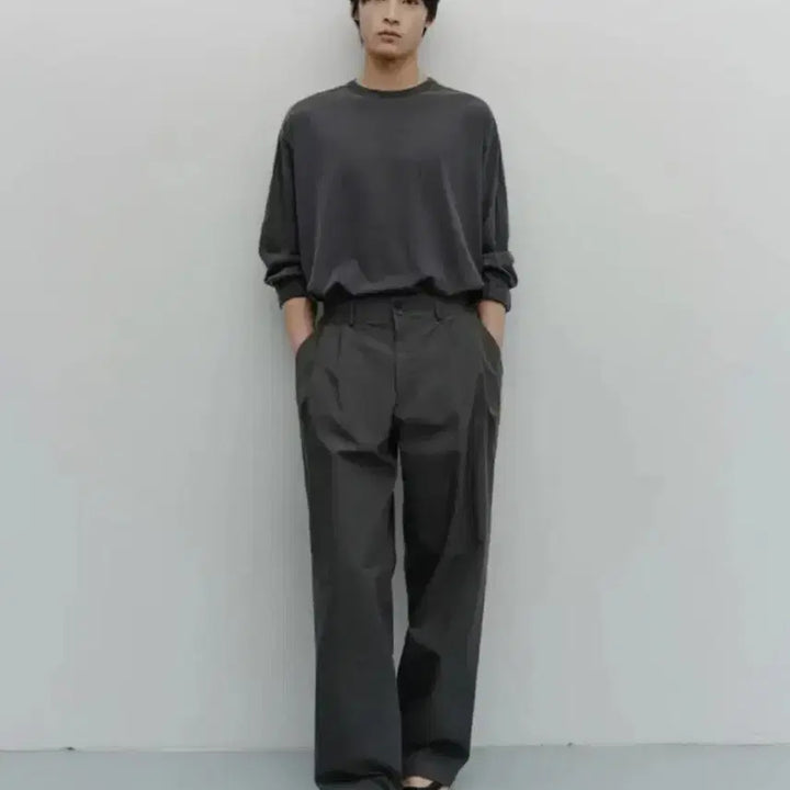 [BUNJANG] Another Office Santiago Officer Pants Taupe Grey / 3) 어나더오피스 산티아고오피서팬츠 타우퍼그레이