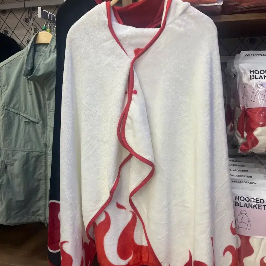 [BUNJANG] SPAO Naruto Hokage Blanket (Sealed) / 현물)스파오 팝업 나루토 호카게 담요 미개봉