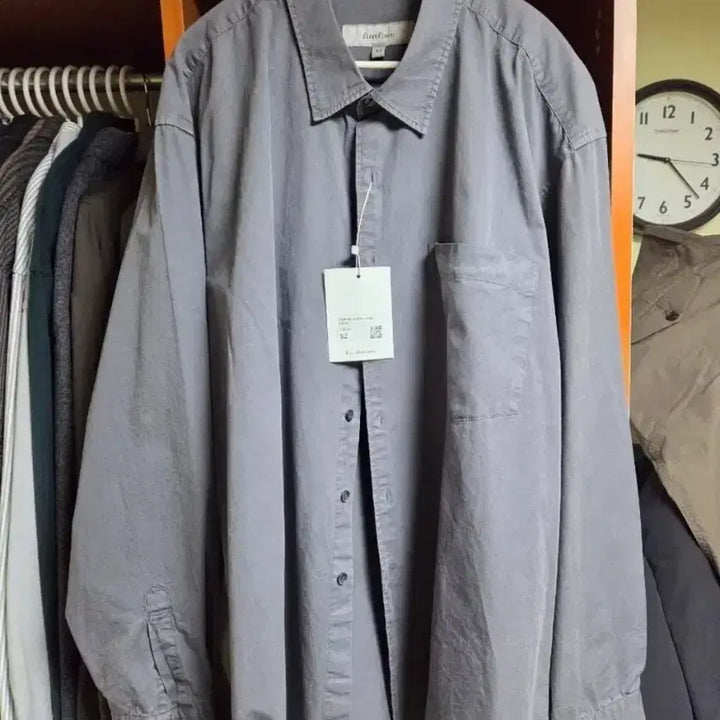 [BUNJANG] Firstfloor Garment Dyed Shirt / 52) 퍼스트플로어 가먼트다이드셔츠 기와