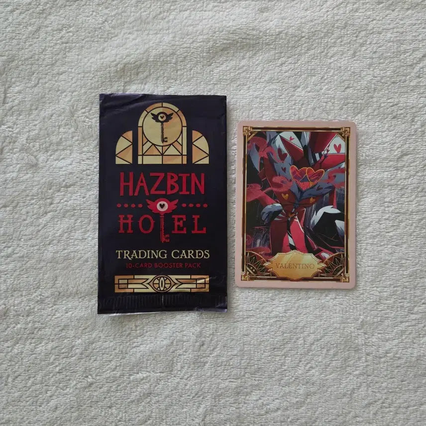 [BUNJANG] Hazbin Hotel Valentino Trading Card Pink Foil / 해즈빈 호텔 발렌티노 트레이딩 카드 핑크 포일