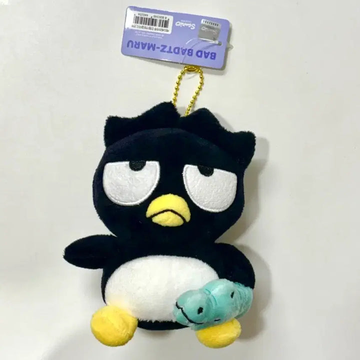 [BUNJANG] Sanrio Badtz-Maru Carabiner Mini Pouch / 희귀한 배드바츠마루 카라비너 미니 파우치 | 에어팟 케이스 키링