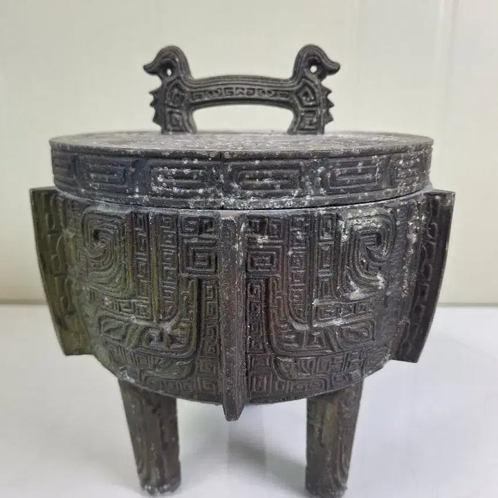 [BUNJANG] Vintage Alloy Ice Bucket with Taiwan Mark / 근대사 수집 자료 옛날 민속품 빈티지 아이스버킷