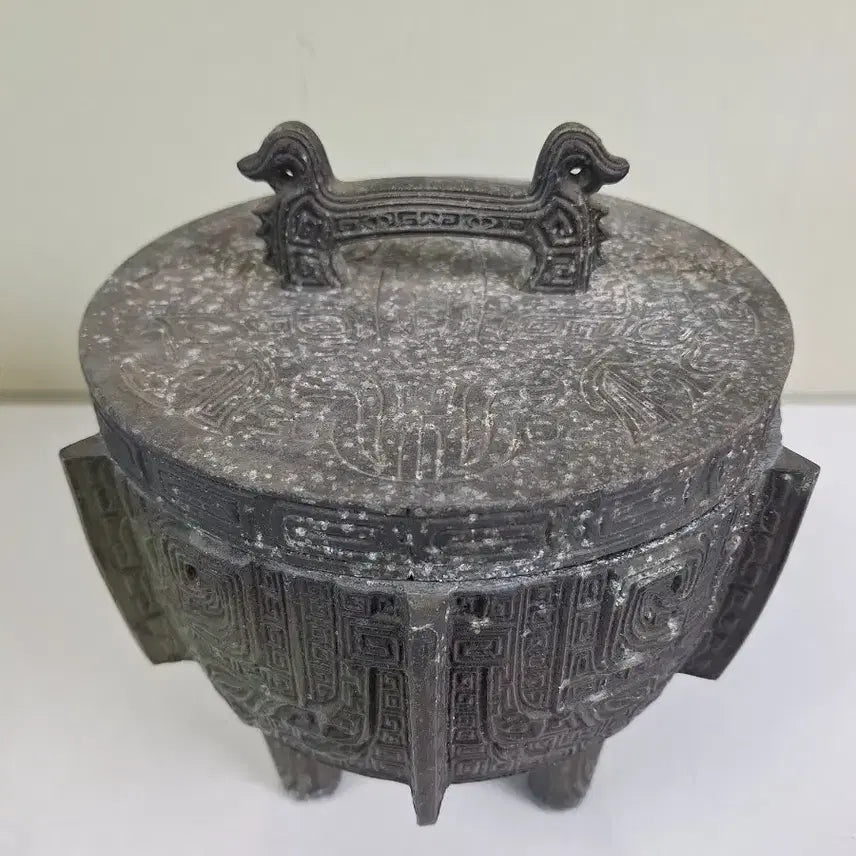[BUNJANG] Vintage Alloy Ice Bucket with Taiwan Mark / 근대사 수집 자료 옛날 민속품 빈티지 아이스버킷