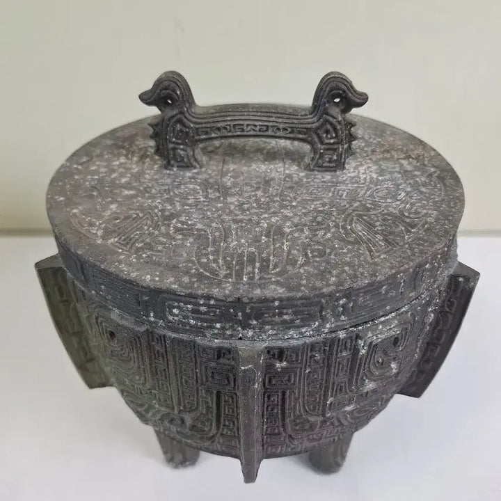 [BUNJANG] Vintage Alloy Ice Bucket with Taiwan Mark / 근대사 수집 자료 옛날 민속품 빈티지 아이스버킷
