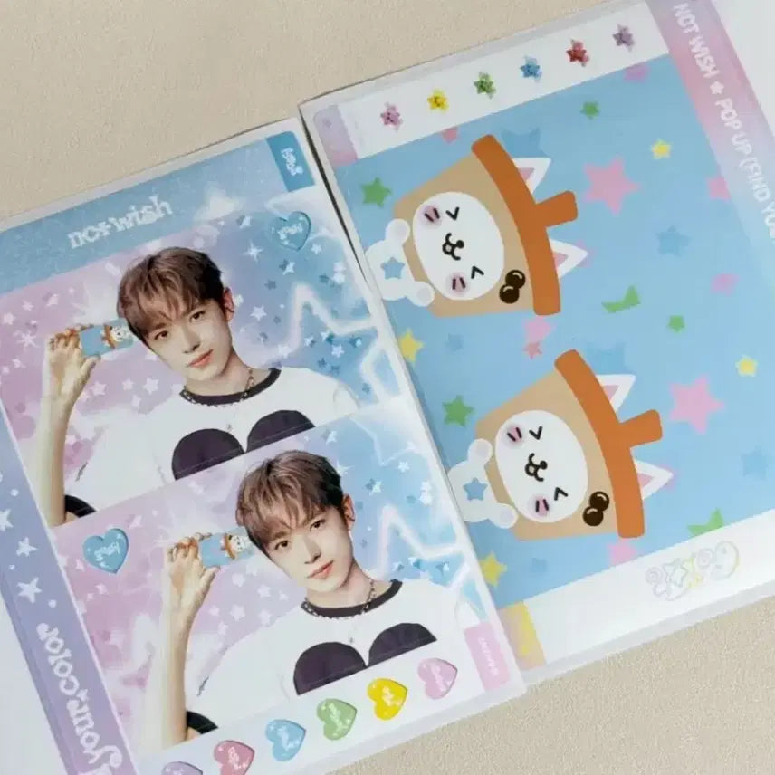 [BUNJANG] NCT WISH YUSHI Bubble Cat Card Sticker Set Bundle / 컬러팝업 유우시 버블냥 카드스티커 일괄 양도