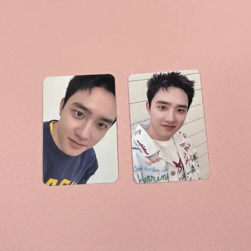[BUNJANG] Doh Kyung Soo Do It &amp; Jjireng Popup Photocard 2-Set / 도경수 do it 두잇&amp;찌랭팝업 포카 2장 세트