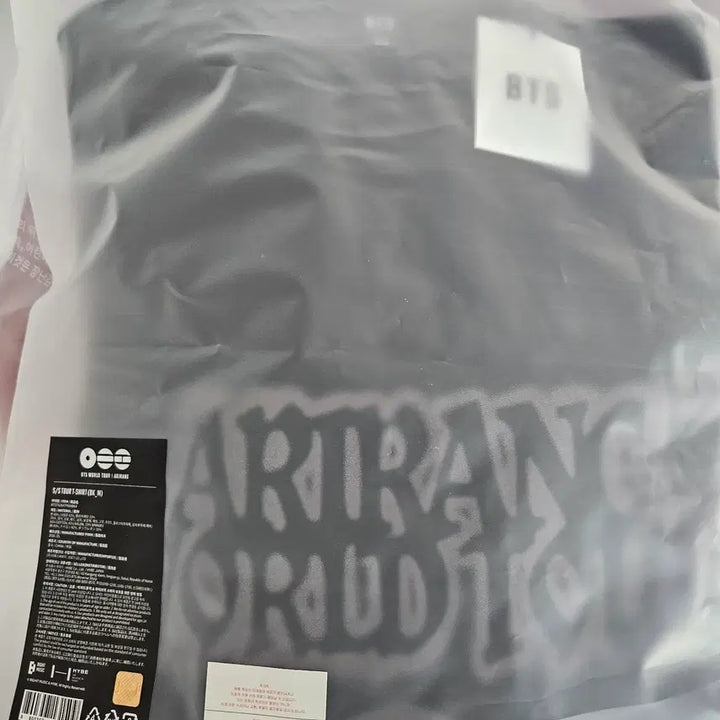 [BUNJANG] BTS Arirang Tour T-Shirt Black M / 방탄 아리랑 투어 티셔츠 블랙 M