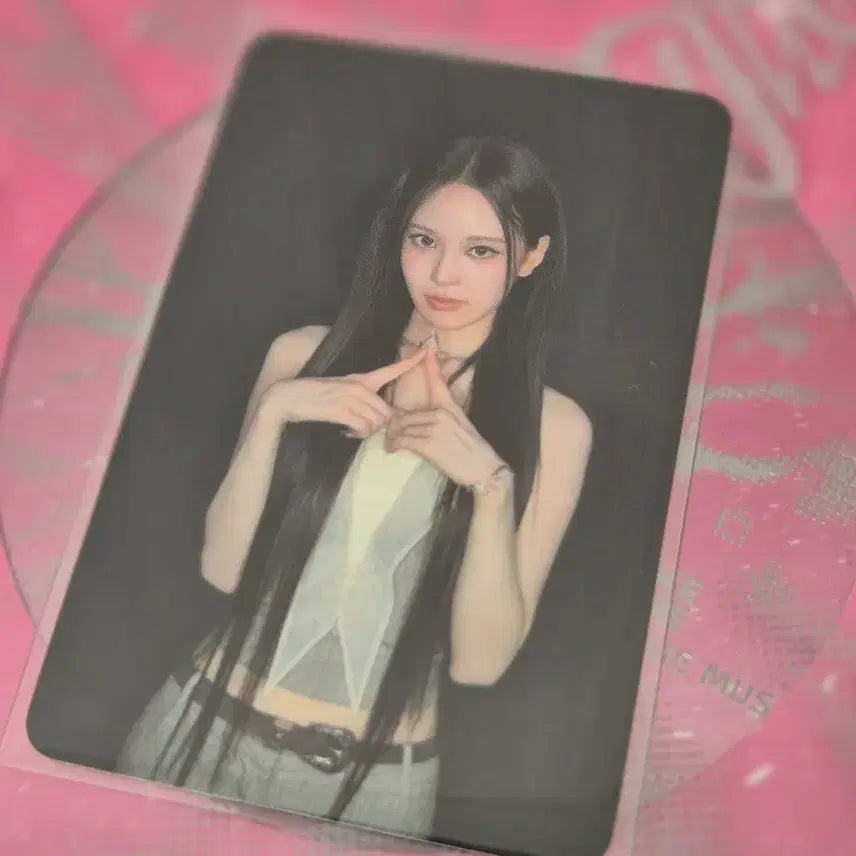[BUNJANG] SET THE TREND Showcase Jimin Double-Sided Photocard / 이즈나 셋더템포 쇼케이스 입장 양면 포카 방지민