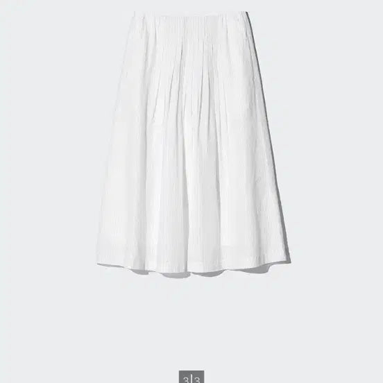 [BUNJANG] Uniqlo Linen Blend Tuck Long Skirt Black L / 유니클로 리넨블렌드턱롱스커트(치마길이75~79cm) 블랙 L 새상품