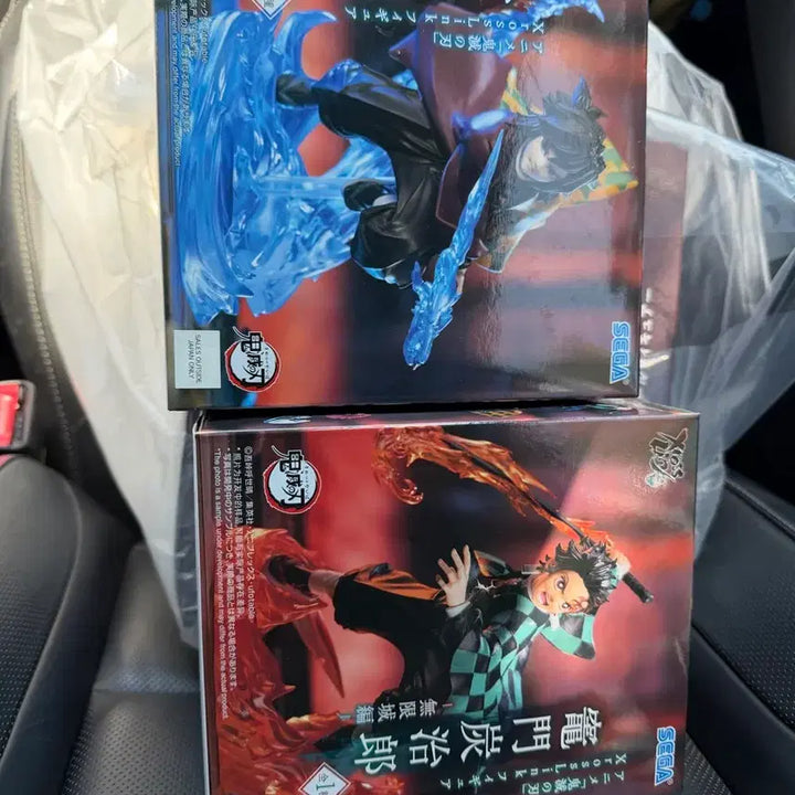 [BUNJANG] Demon Slayer Mugen Train Arc Figure Set (Giyu/Tanjiro/Akaza) / 귀멸의 칼날 무한성 피규어 세트(기유/탄지로/아카자)