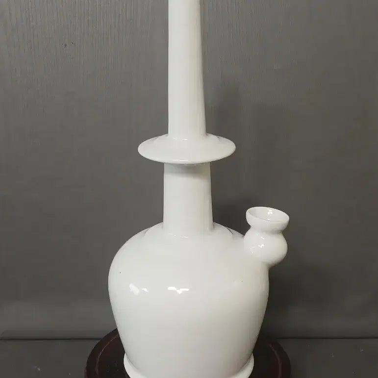 [BUNJANG] Yuk San Kim Young Soo White Porcelain Vase / 백자 정병 앤틱 소품.육산 김영수