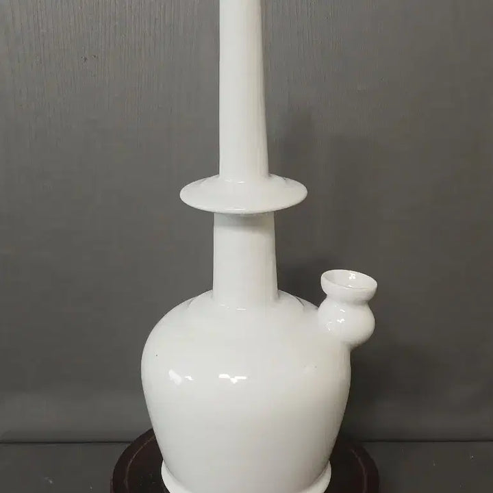 [BUNJANG] Yuk San Kim Young Soo White Porcelain Vase / 백자 정병 앤틱 소품.육산 김영수