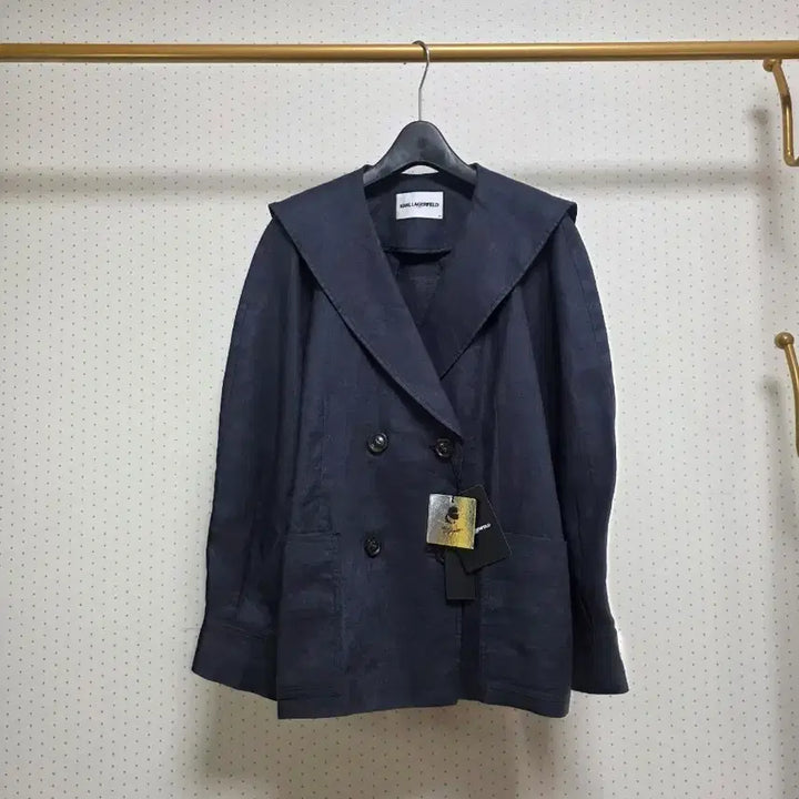 [BUNJANG] Karl Lagerfeld Navy 100% Wool Jacket (New) / 칼라거펠트 마자켓77~88사이즈(새상품)