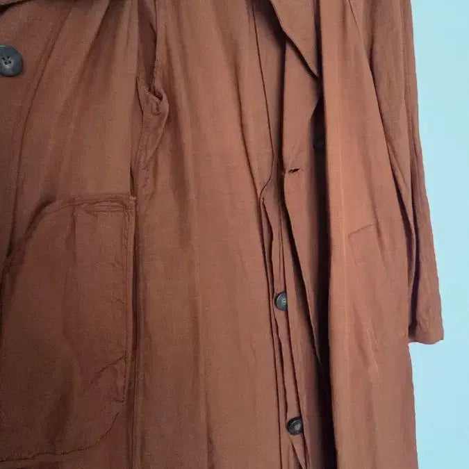 [BUNJANG] ZARA Brown Oversized Long Trench Coat / XS) ZARA 브라운 롱 트렌치 오버핏 코트