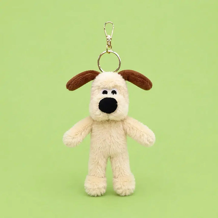 [BUNJANG] Wallace &amp; Gromit Gromit Plush Keychain 12cm / 월레스와그로밋 그로밋 정품 인형 키링 12cm 판매