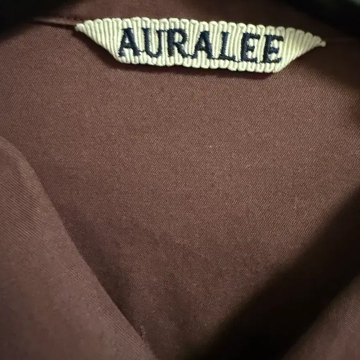 [BUNJANG] Auralee Deep Wine Cotton Shirt Size 4 / Auralee 오라리 딥와인 면셔츠 4사이즈