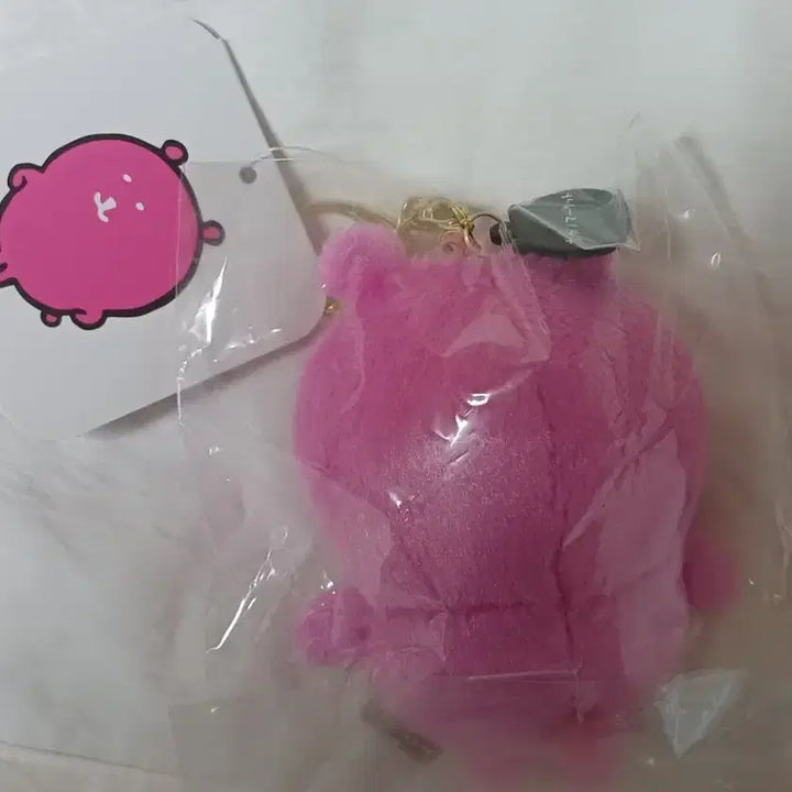 [BUNJANG] Nagano Market Nongdamgom Color Gom Mascot Shocking Pink / 반끼택포) 미개봉 나가노마켓 농담곰 컬러곰 마스코트 쇼킹핑크 핫핑크