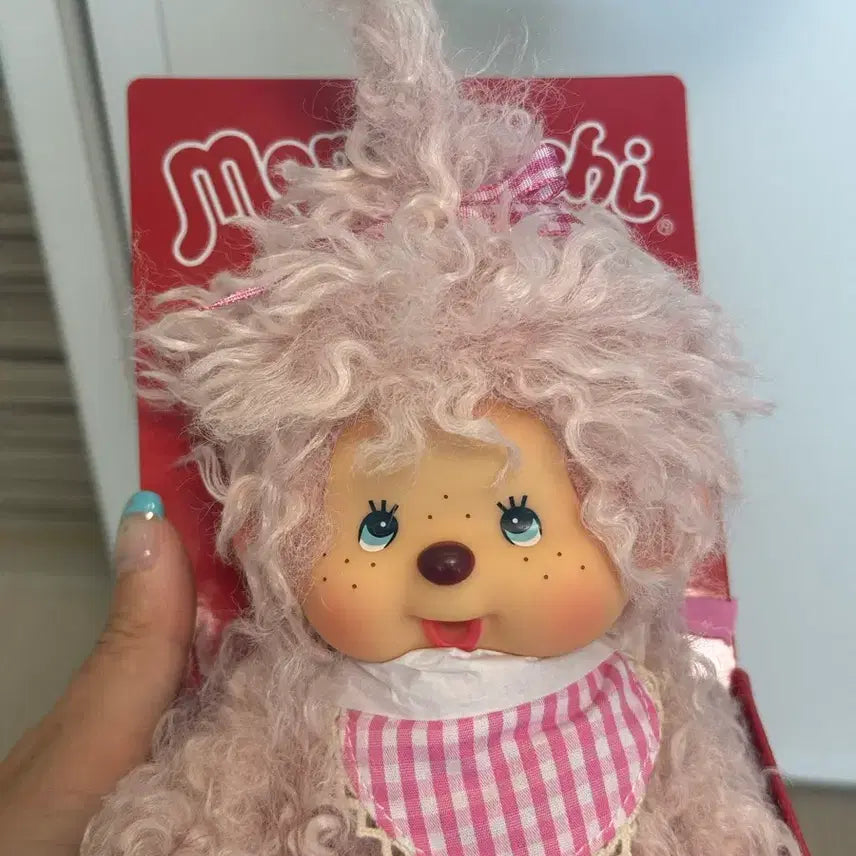 [BUNJANG] Monchhichi Mokomoko Curly Monchhichi Plush / 택포 새상품!) 몬치치 모코모코 곱슬 몬치치