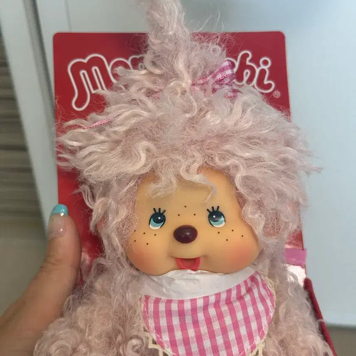 [BUNJANG] Monchhichi Mokomoko Curly Monchhichi Plush / 택포 새상품!) 몬치치 모코모코 곱슬 몬치치