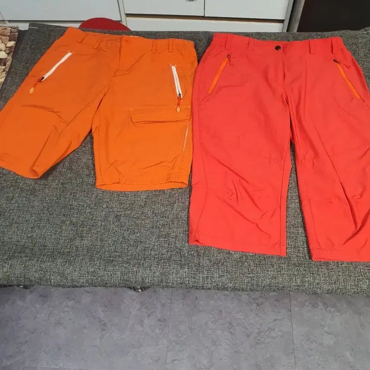 [BUNJANG] Praus Montbell Functional Shorts (Orange/Red) - Set of 2 / PRAUS 몽벨&