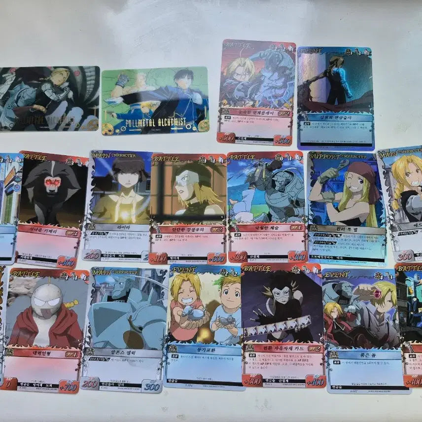 [BUNJANG] Fullmetal Alchemist Classic Cards &amp; Clear Cards Bundle / 강철의 연금술사 강연금 고전 카드 클리어 카드