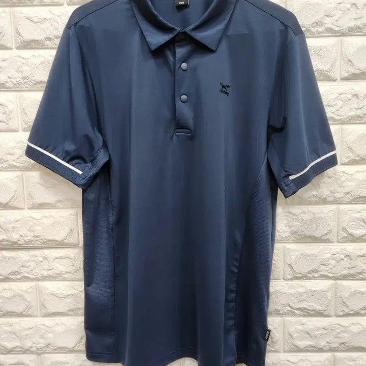 [BUNJANG] Woolsey Performance Short Sleeve Polo Shirt - Navy, Size 95 / 울시 기능성 반팔 카라티 95사이즈 k970